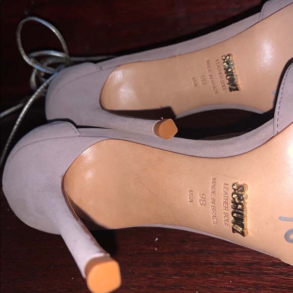 New Schutz stiletto t-strap tie pointed toe heels - Picture 8 of 8